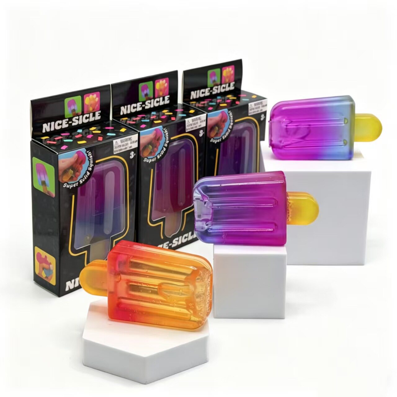 Home Office Tech Gadgets - Gradient Ice Cream Squeeze Toy Soft