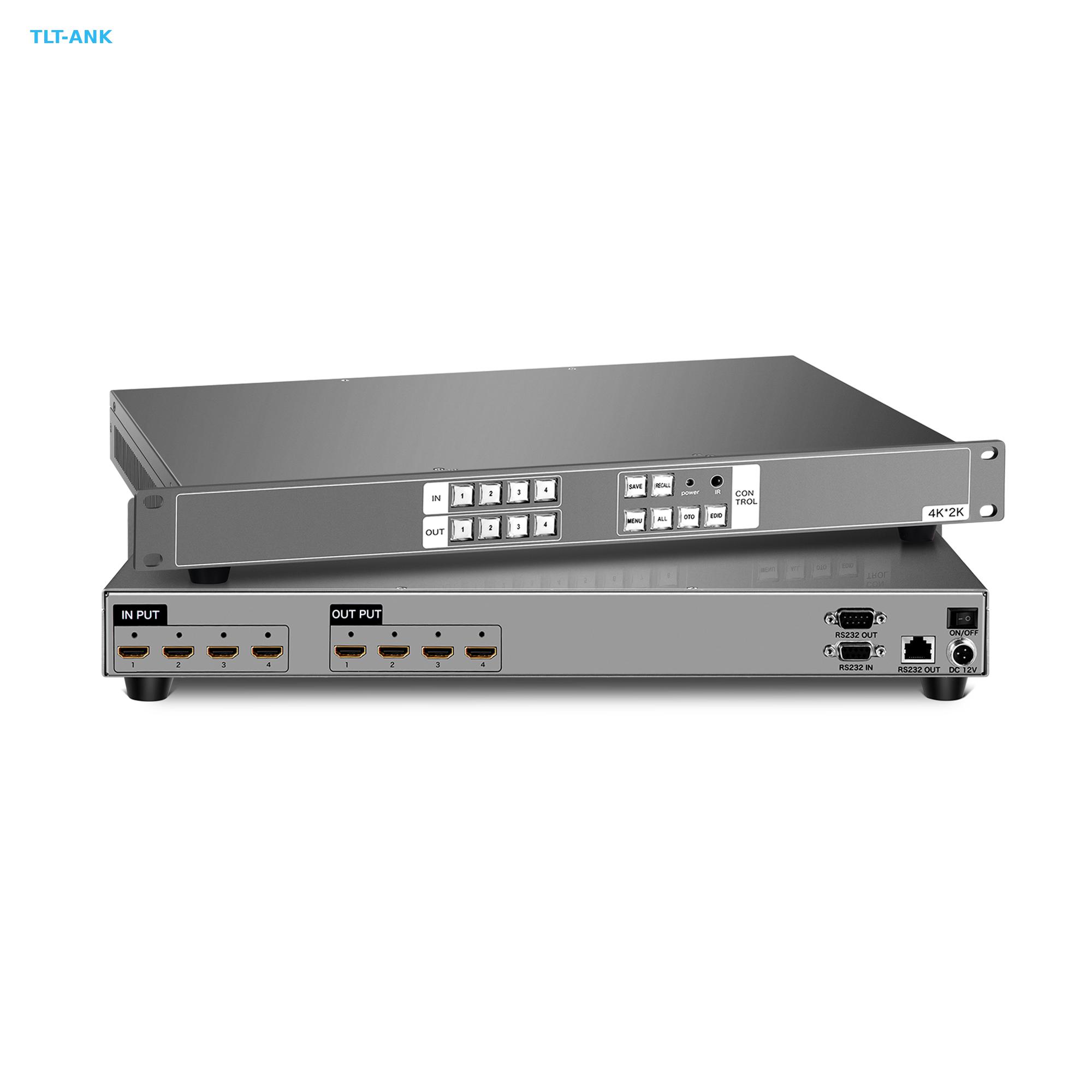 Hdmi Matrix Switch - Professional 4x4 4K for HDMI Matrix