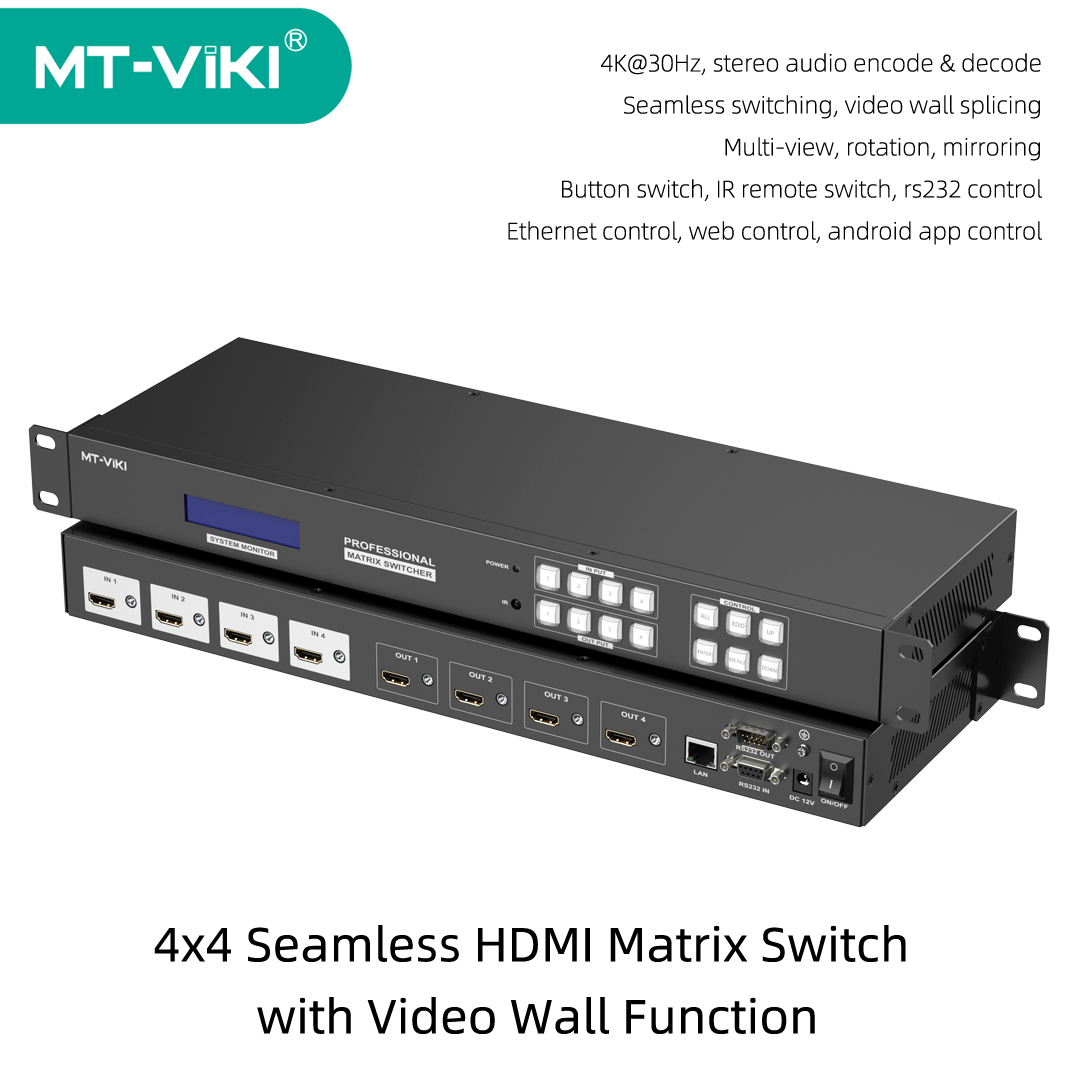 Hdmi Matrix Switch - MT-VIKI 4x4 Seamless HDMI Matrix Switch