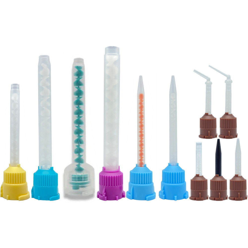 Tape Gun Dispenser - 10Pcs/Lot Dental Materials Impression Mixing Tips