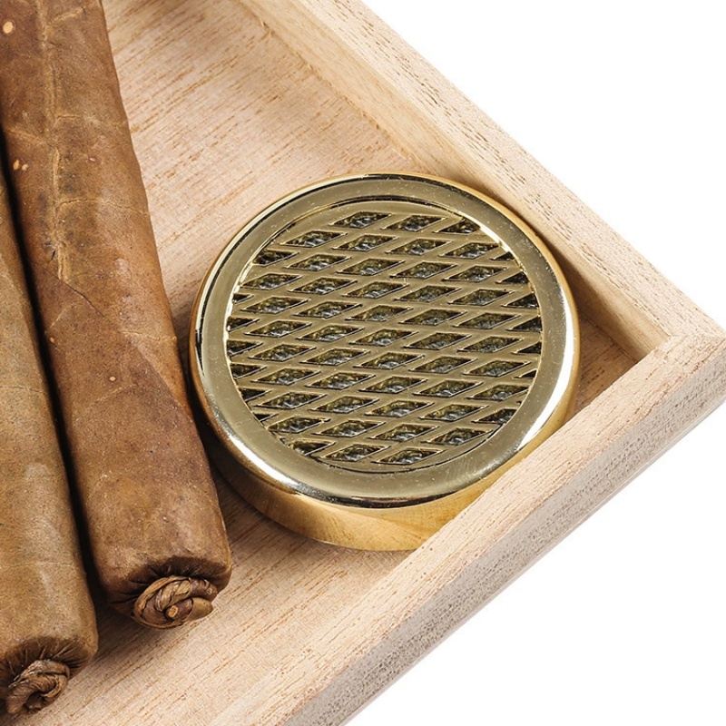 Home Office Tech Gadgets - Portable Tobacco Humidifier Cigarette Moisture Round