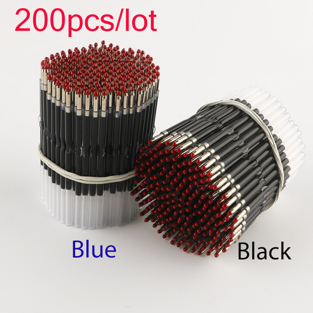 Office Tech Accessories - 200-2000Pcs/Lot Black/Blue Ink Ballpoint For Writing