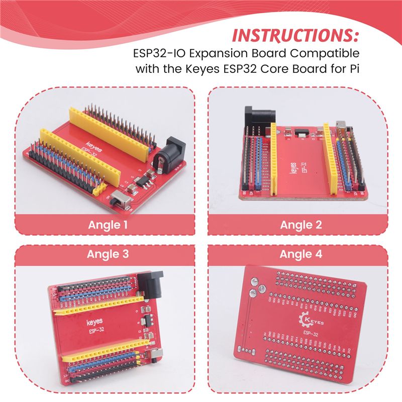 A01E-ESP32-IO Expansion Board  - đánh giá và giá Raspberry Pi Keyboard