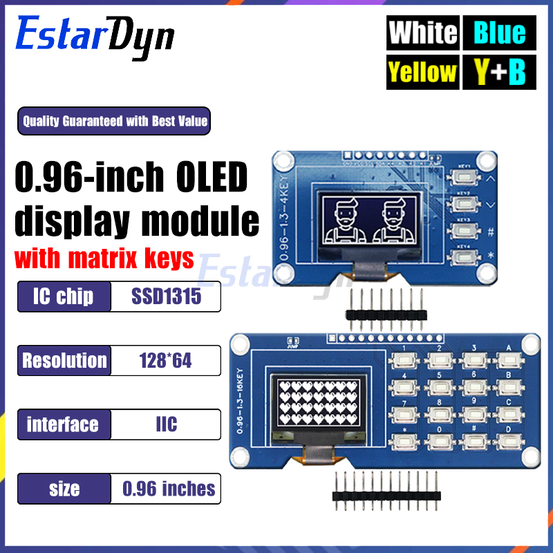 0.96 Inch OLED Display with 4x - đánh giá và giá Raspberry Pi Keyboard