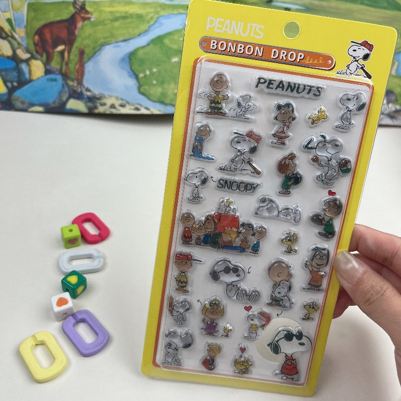 8Pcs Cute Snoopy Cartoon 3D Re - đánh giá và giá Office Tech Accessories