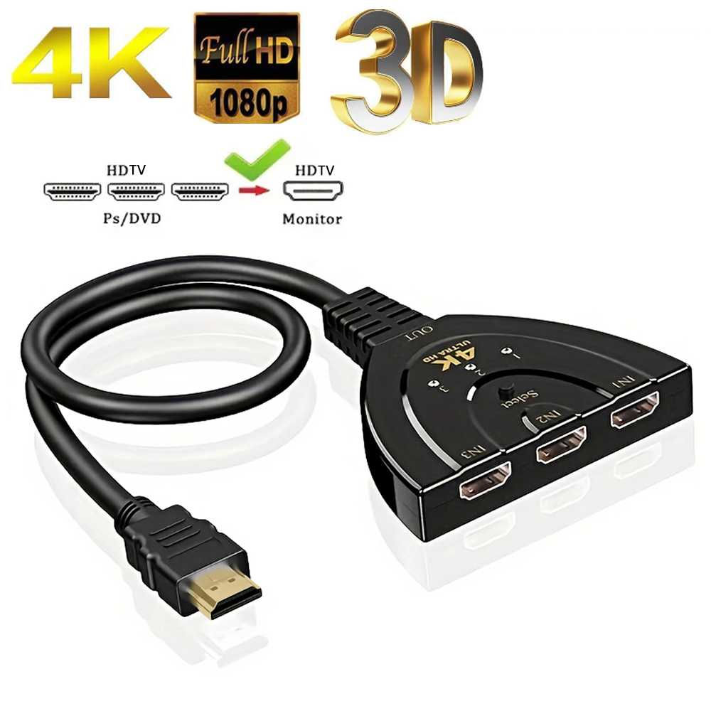 4K*2K 3 Port HDTV-compatible S - đánh giá và giá Hdmi Matrix Switch