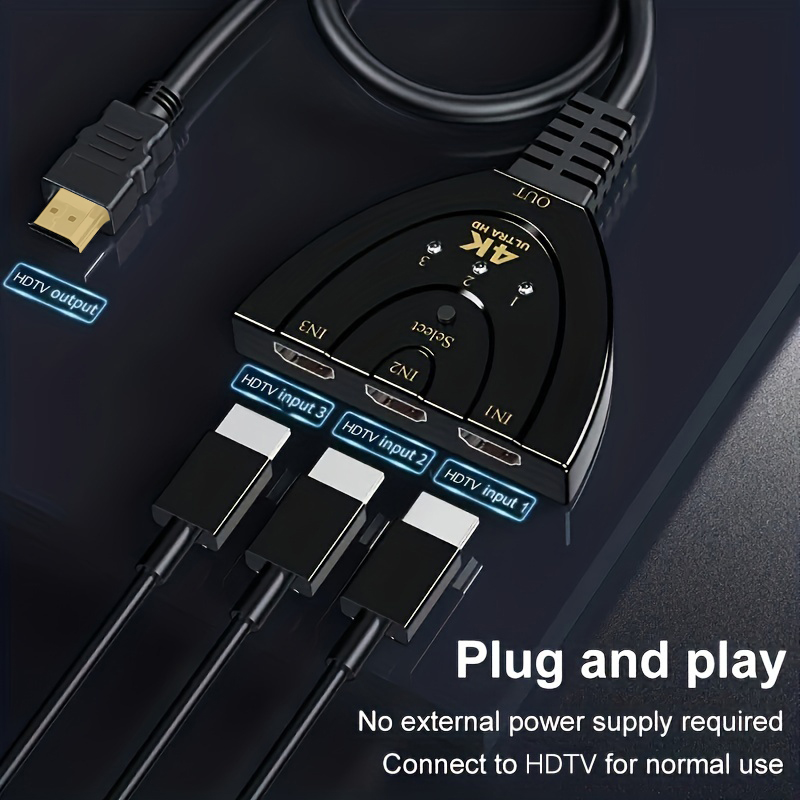 4K*2K 3 Port HDTV-compatible S - đánh giá và giá Hdmi Matrix Switch