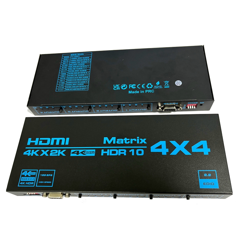 4K HDMI Matrix Switch 4 in 4 O - đánh giá và giá Hdmi Matrix Switch