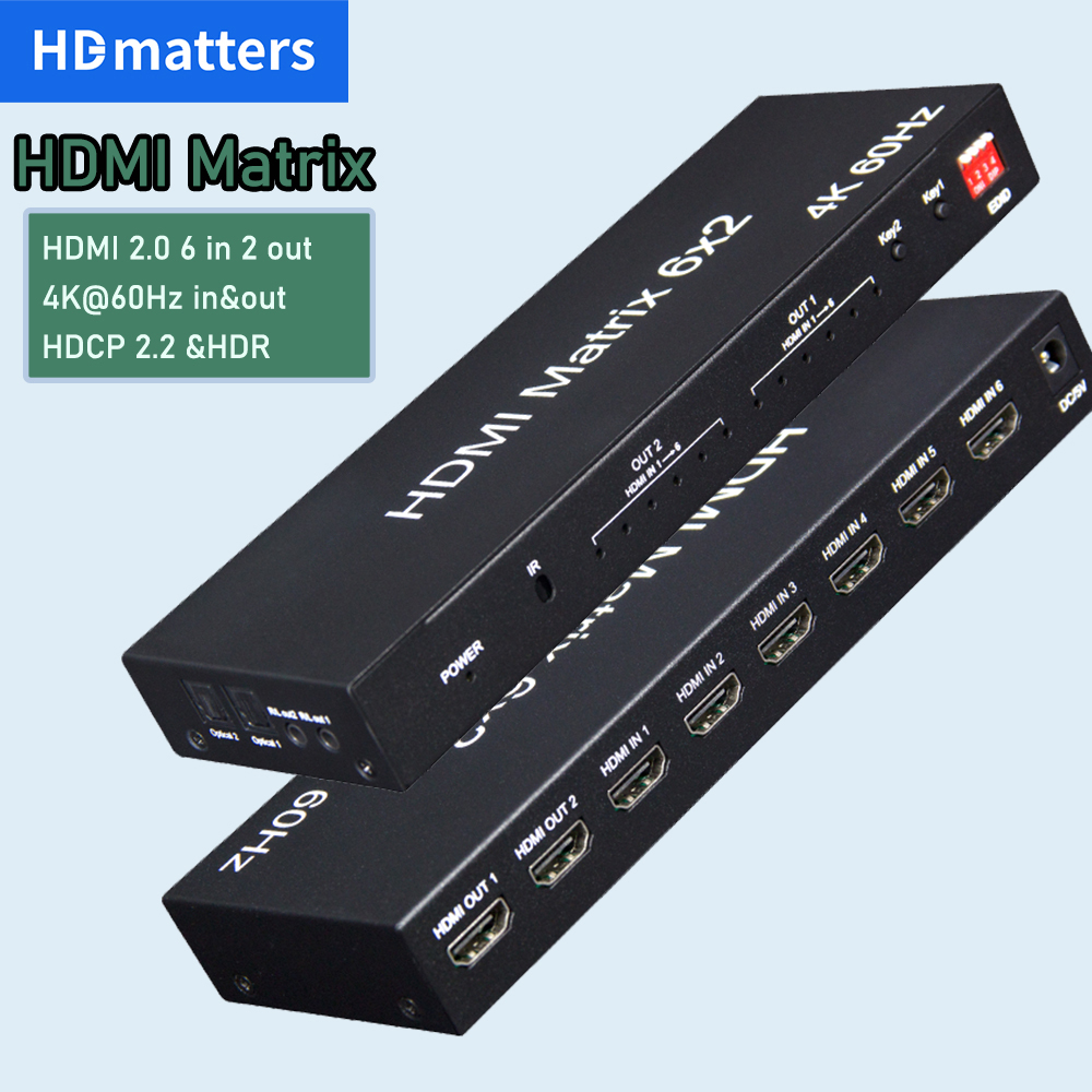 HDMI Matrix 4K 60Hz HDMI 2.0 M - đánh giá và giá Hdmi Matrix Switch