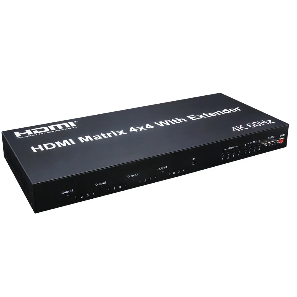 4K 60Hz 4X4 Matrix HDMI2.0 4x4 - đánh giá và giá Hdmi Matrix Switch