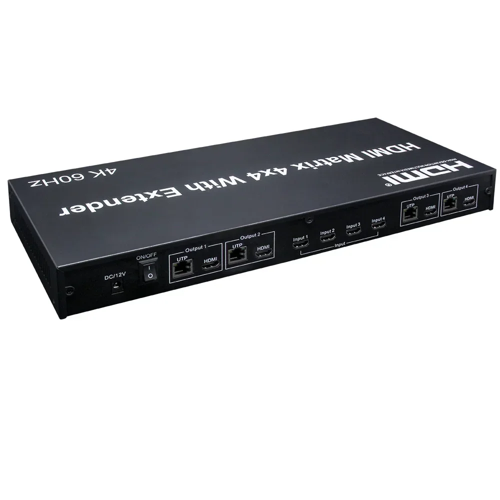 4K 60Hz 4X4 Matrix HDMI2.0 4x4 - đánh giá và giá Hdmi Matrix Switch