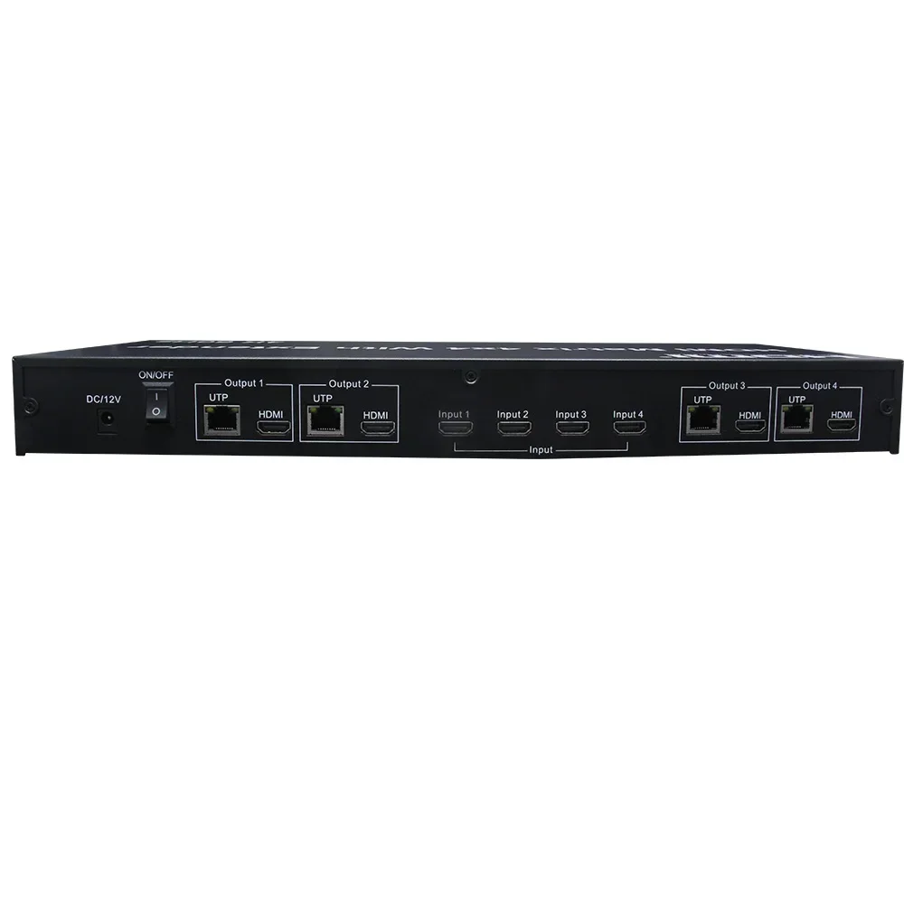 4K 60Hz 4X4 Matrix HDMI2.0 4x4 - đánh giá và giá Hdmi Matrix Switch