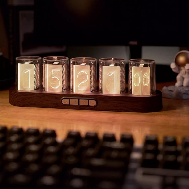 LED Nixie Tube Clock RGB Gamin - đánh giá và giá Office Tech Setup
