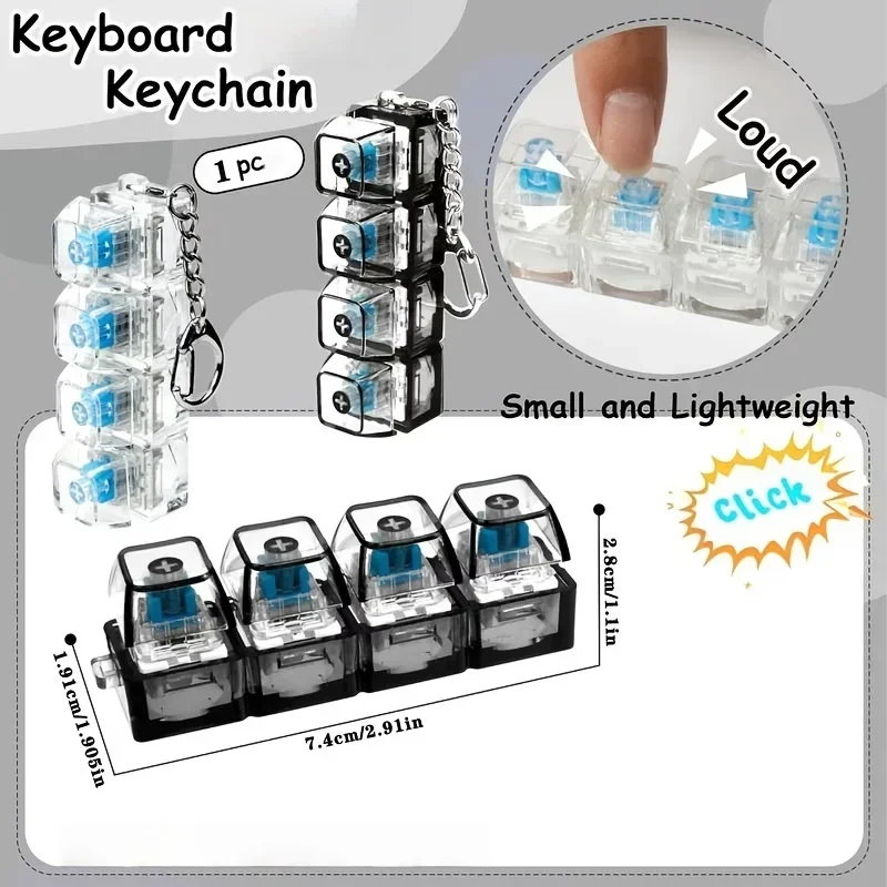 1pcs LED Keyboard Keycap Stres - đánh giá và giá Office Tech Setup