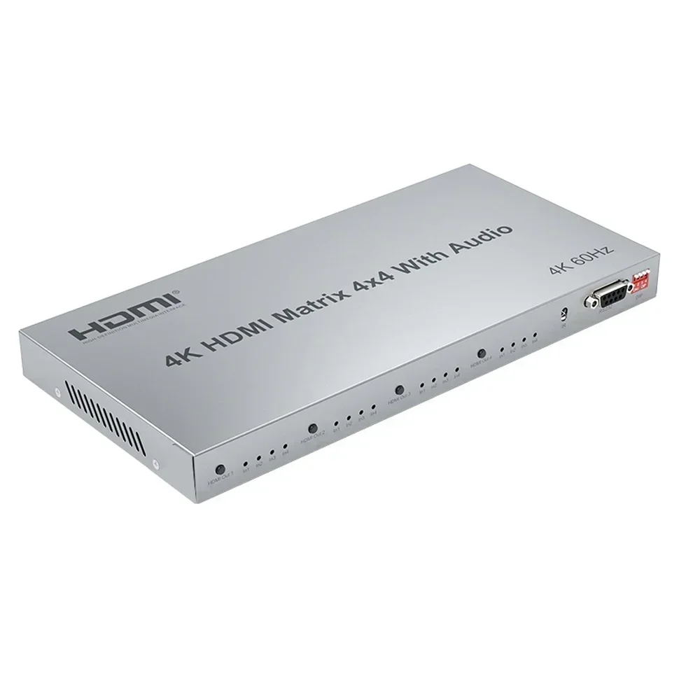 4K 60Hz 4x4 HDMI Matrix with R - đánh giá và giá Hdmi Matrix Switch