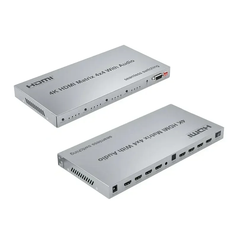 4K 60Hz 4x4 HDMI Matrix with R - đánh giá và giá Hdmi Matrix Switch